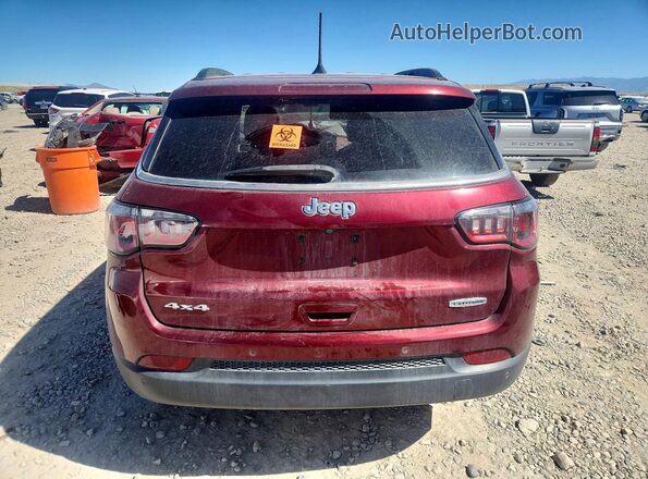3C4NJDBB6MT529700 2021 JEEP COMPASS Burgundy Rear view