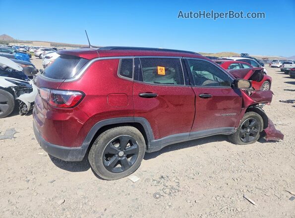 3C4NJDBB6MT529700 2021 JEEP COMPASS Burgundy Rear right