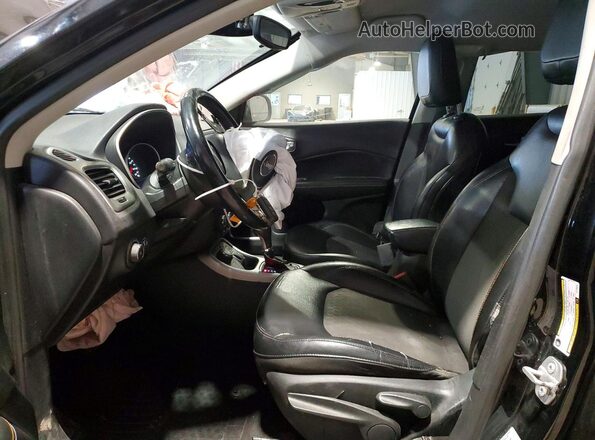 3C4NJDBB7JT138695 2018 JEEP COMPASS Black Вид салону спереду