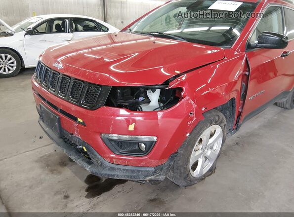 3C4NJDBB7JT177013 2018 JEEP COMPASS Red Front view