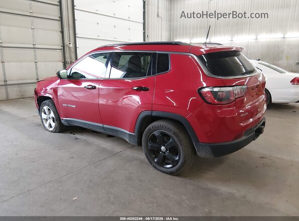 3C4NJDBB7JT177013 2018 JEEP COMPASS Red Rear left