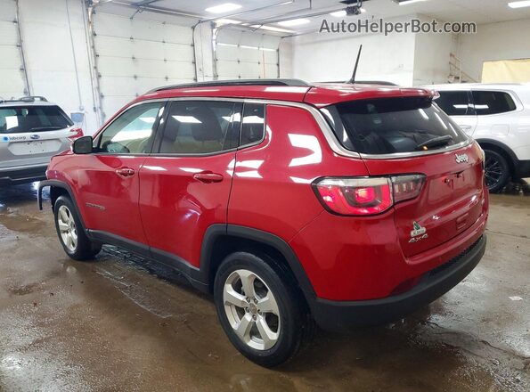 3C4NJDBB7JT328738 2018 JEEP COMPASS Red Trasero izquierdo