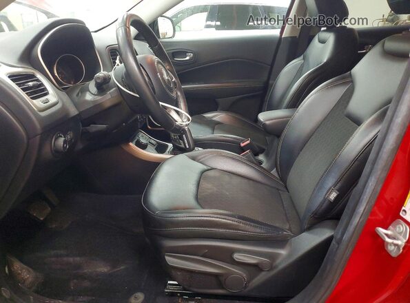 3C4NJDBB7JT328738 2018 JEEP COMPASS Red Vista interior delantera