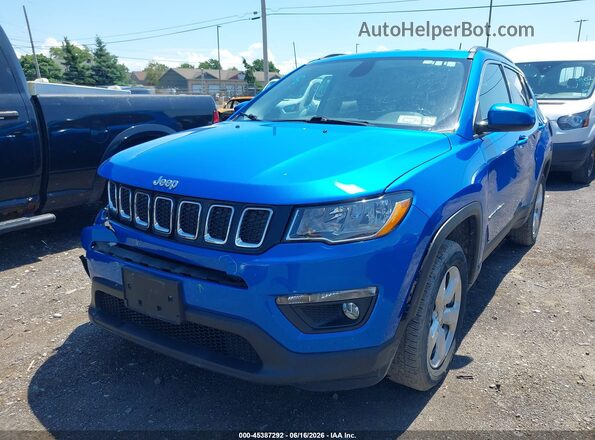 3C4NJDBB7KT593757 2019 JEEP COMPASS Синий Вид спереди