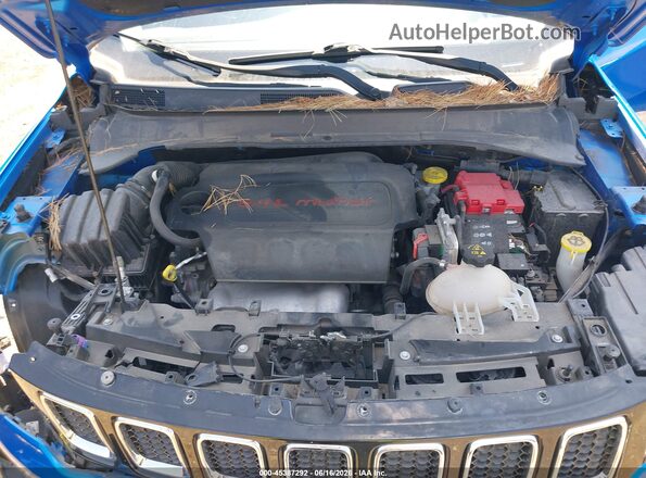 3C4NJDBB7KT593757 2019 JEEP COMPASS Синий Вид сзади