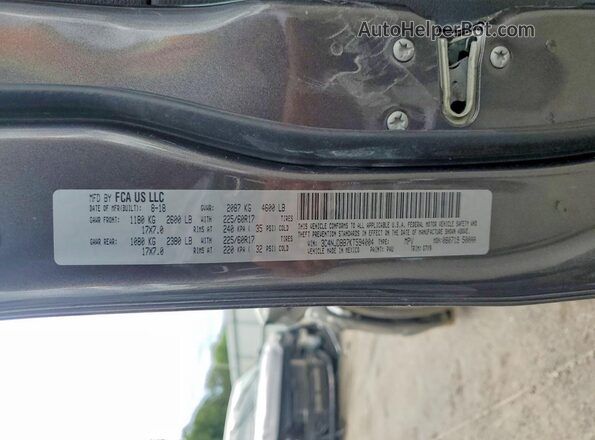 3C4NJDBB7KT594004 2019 JEEP COMPASS Gray Вид підкапотного простору