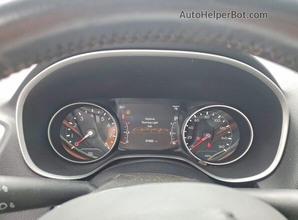 3C4NJDBB7KT594004 2019 JEEP COMPASS Gray Вид щитка приладів