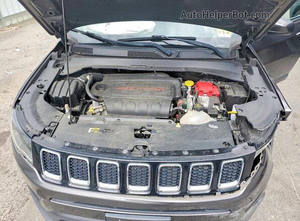 3C4NJDBB7KT594004 2019 JEEP COMPASS Gray Вид задньої частини салону