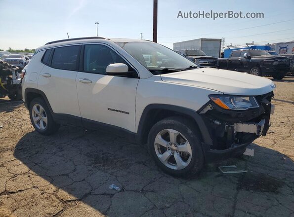 3C4NJDBB7KT600125 2019 JEEP COMPASS White წინა მარჯვენა