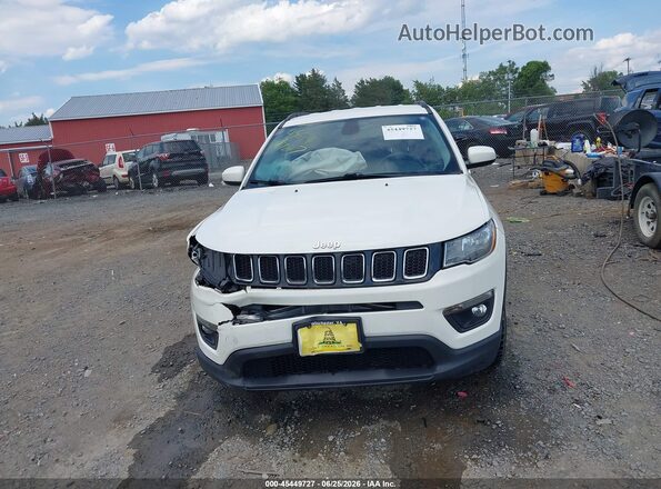 3C4NJDBB7KT630855 2019 JEEP COMPASS White Widok zestawu wskaźników