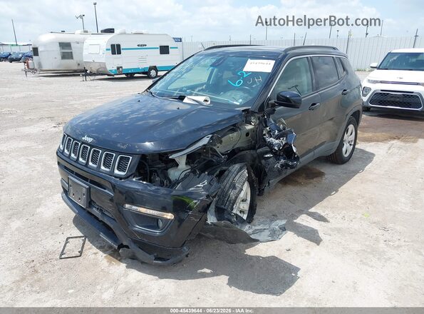 3C4NJDBB8JT222153 2018 JEEP COMPASS Black Առջևի ձախ երեք քառորդ տեսարան
