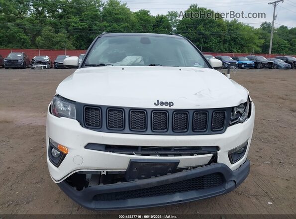 3C4NJDBB8LT129877 2020 JEEP COMPASS White Instrument cluster view