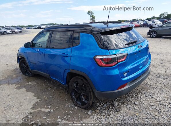 3C4NJDBB8LT157856 2020 JEEP COMPASS Blue Trasero izquierdo