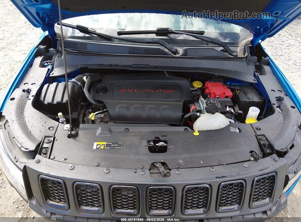 3C4NJDBB8LT157856 2020 JEEP COMPASS Blue Vista trasera