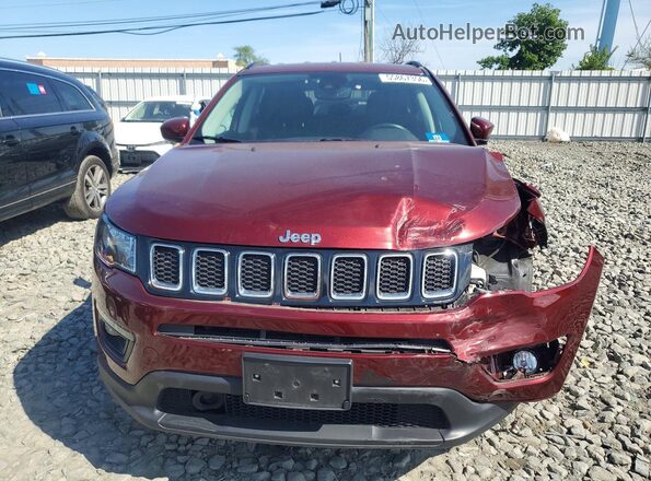 3C4NJDBB8MT543940 2021 JEEP COMPASS Burgundy 