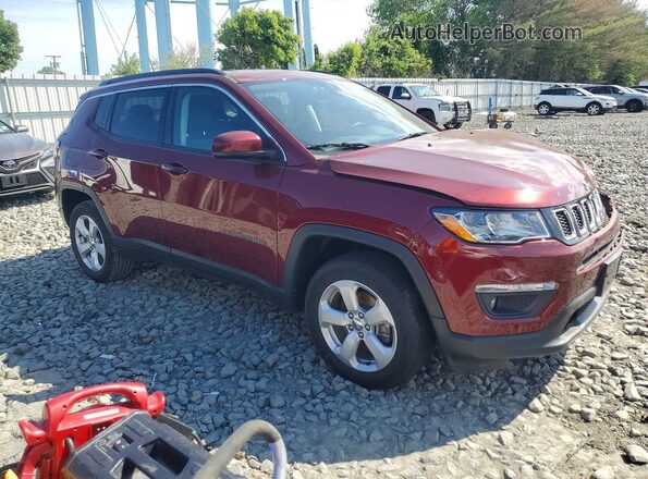 3C4NJDBB8MT543940 2021 JEEP COMPASS Burgundy 