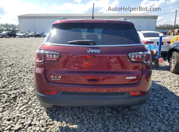 3C4NJDBB8MT543940 2021 JEEP COMPASS Burgundy 