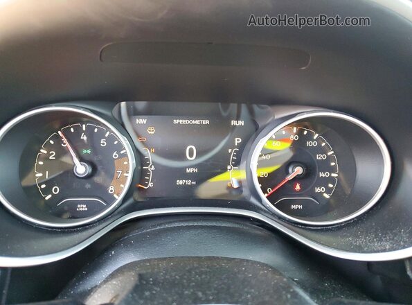 3C4NJDBB9HT688653 2017 JEEP COMPASS White Вид щитка приладів