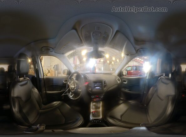 3C4NJDBB9JT313660 2018 JEEP COMPASS Silver Vista interior de 360 grados