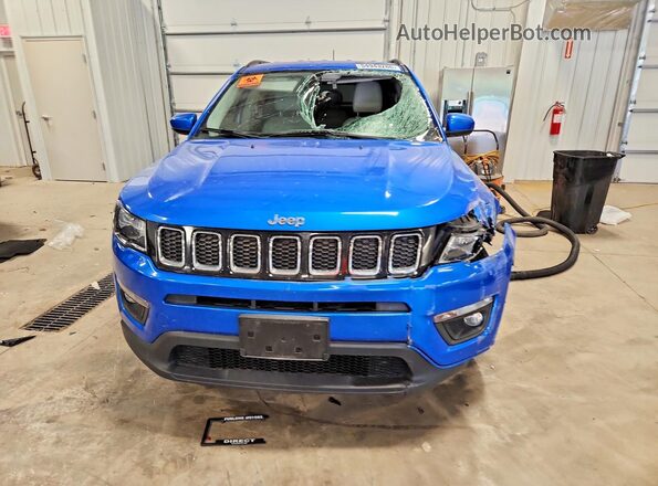 3C4NJDBB9JT392165 2018 JEEP COMPASS Синий 