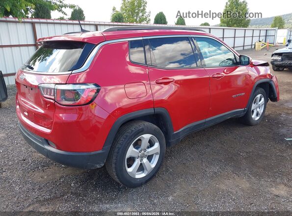 3C4NJDBB9KT592772 2019 JEEP COMPASS Красный Задняя правая четверть