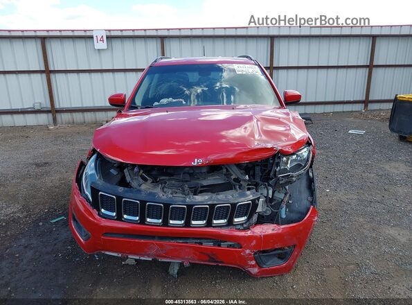 3C4NJDBB9KT592772 2019 JEEP COMPASS Красный Вид задней части салона