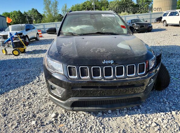 3C4NJDBB9KT641565 2019 JEEP COMPASS Black წინა ხედი
