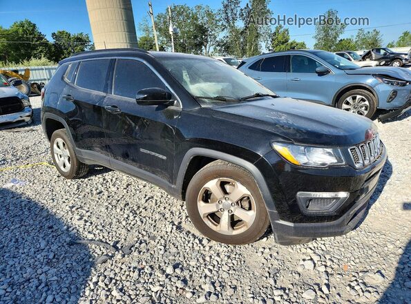 3C4NJDBB9KT641565 2019 JEEP COMPASS Black წინა მარჯვენა