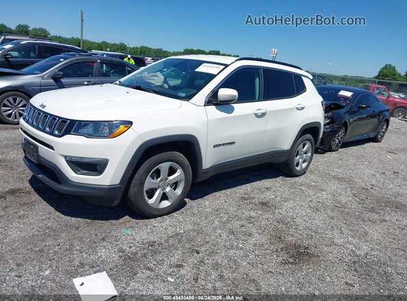 3C4NJDBB9KT696257 2019 JEEP COMPASS White Առջևի ձախ երեք քառորդ տեսարան