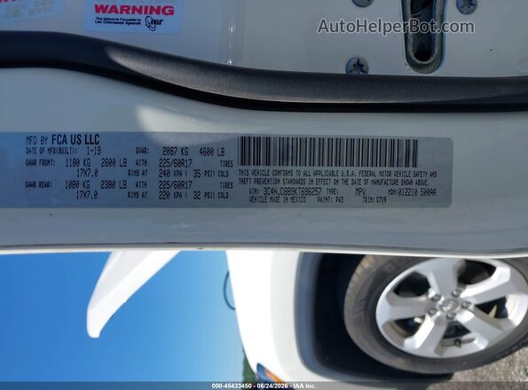 3C4NJDBB9KT696257 2019 JEEP COMPASS White Շարժիչի բաժամունքի տեսք