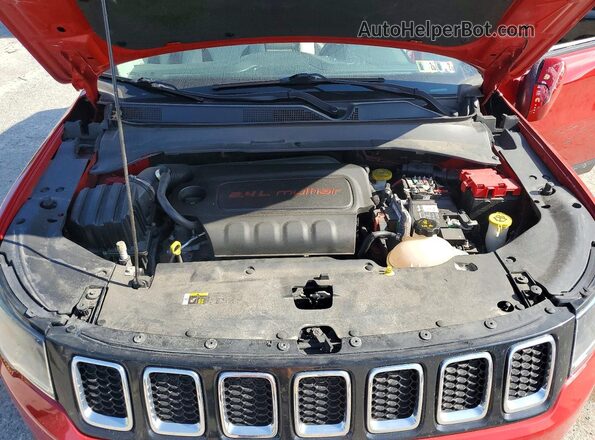 3C4NJDBB9KT790607 2019 JEEP COMPASS Red 