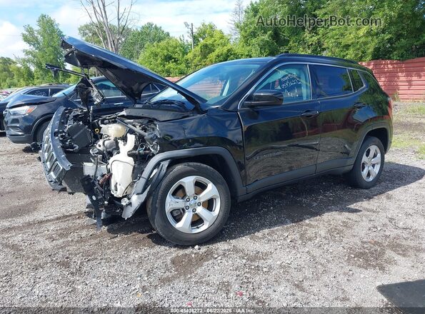3C4NJDBB9KT849896 2019 JEEP COMPASS Black წინა მარცხენა ხედი სამი მეოთხედიდან