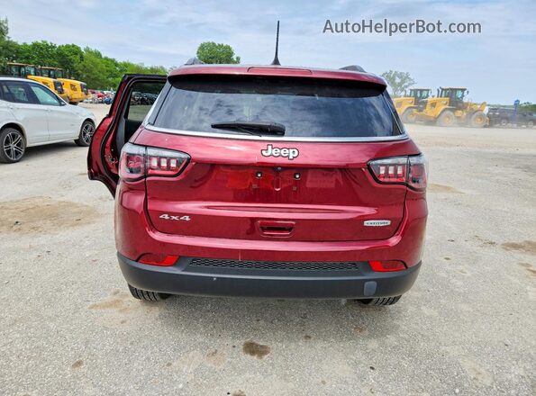 3C4NJDBB9MT555126 2021 JEEP COMPASS Burgundy Հետևի տեսք