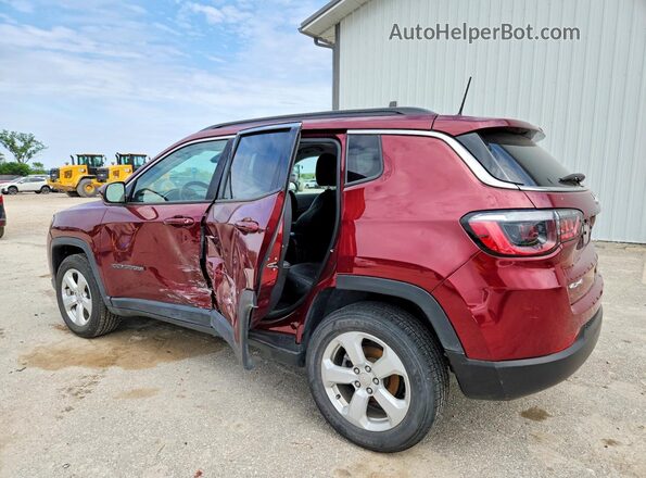 3C4NJDBB9MT555126 2021 JEEP COMPASS Burgundy Հետևի ձախ