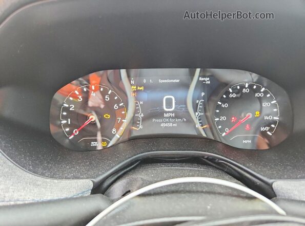 3C4NJDBB9NT126246 2022 JEEP COMPASS Белый Вид щитка приборов
