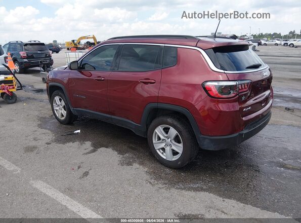 3C4NJDBB9NT133424 2022 JEEP COMPASS Red Հետևի ձախ