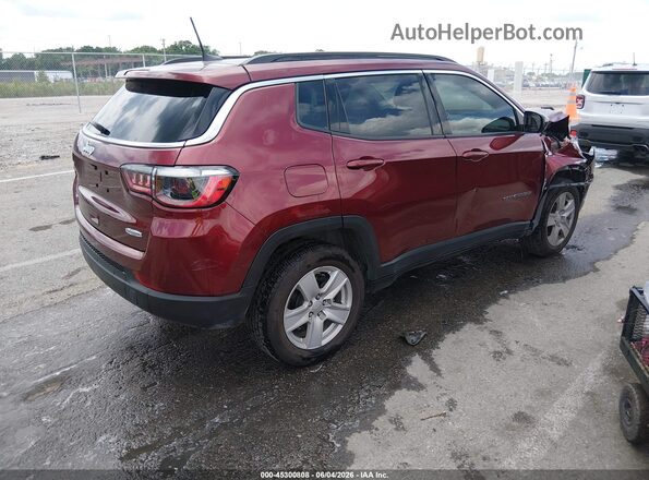 3C4NJDBB9NT133424 2022 JEEP COMPASS Red Հետևի աջ