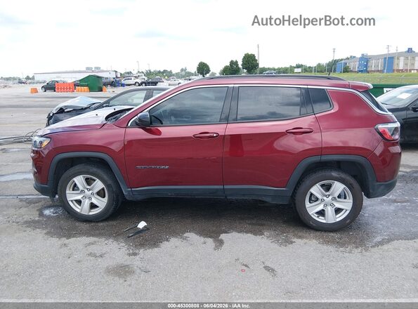3C4NJDBB9NT133424 2022 JEEP COMPASS Red Սալոնի 360 աստիճան տեսք