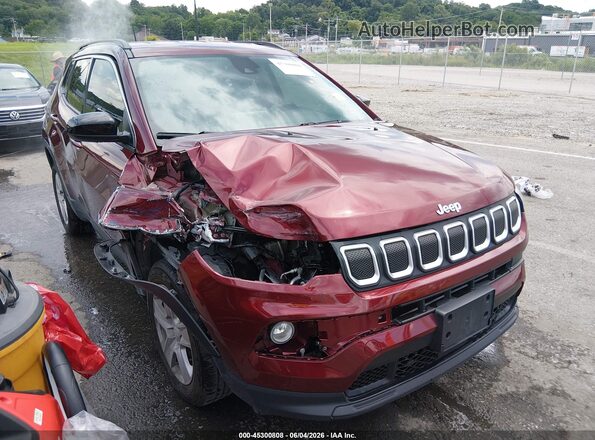 3C4NJDBB9NT133424 2022 JEEP COMPASS Red 