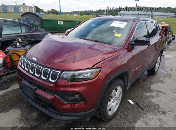 3C4NJDBB9NT133424 2022 JEEP COMPASS Red 
