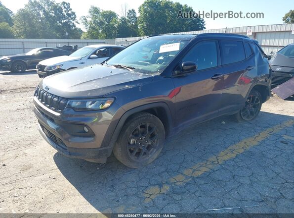 3C4NJDBB9NT186592 2022 JEEP COMPASS Gray Vista tres cuartos delantera izquierda