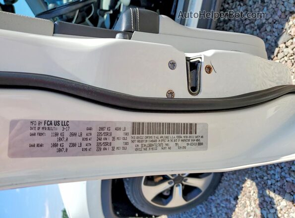 3C4NJDBBXHT617073 2017 JEEP COMPASS Белый 