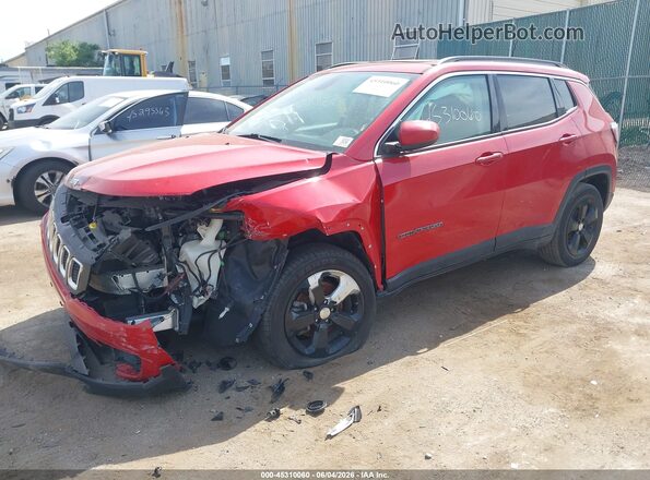 3C4NJDBBXJT103942 2018 JEEP COMPASS Red Front left