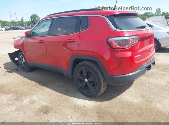 3C4NJDBBXJT103942 2018 JEEP COMPASS Red Rear left