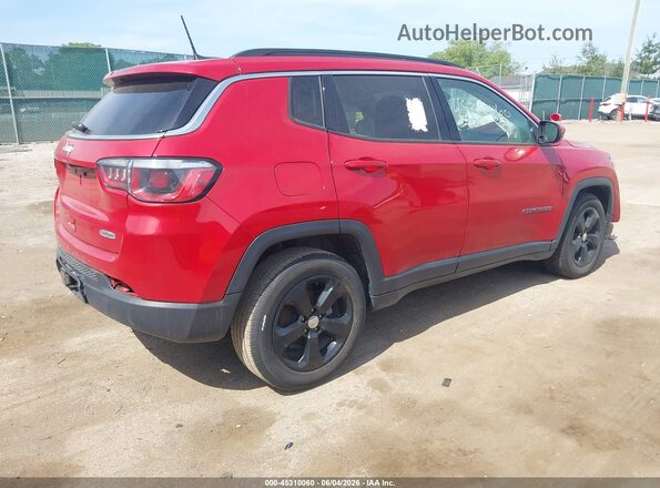 3C4NJDBBXJT103942 2018 JEEP COMPASS Red Rear right