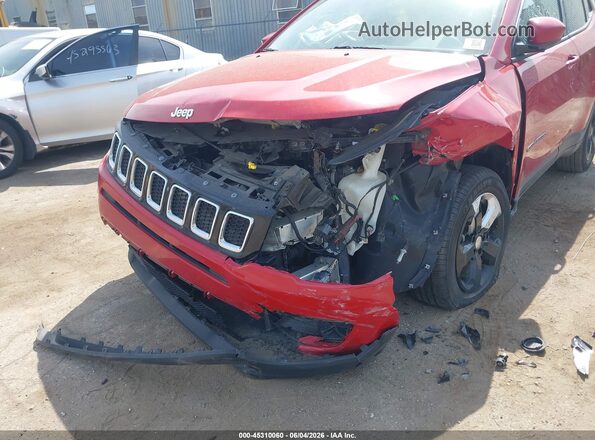 3C4NJDBBXJT103942 2018 JEEP COMPASS Red Front view