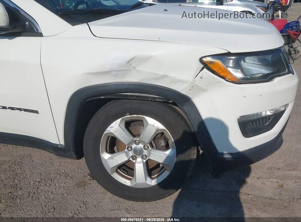 3C4NJDBBXJT113077 2018 JEEP COMPASS White Դիմացի տեսք