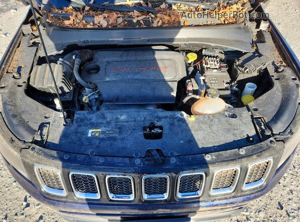 3C4NJDBBXJT114570 2018 JEEP CHEROKEE Blue Շարժիչի բաժամունքի տեսք
