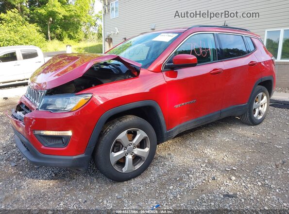 3C4NJDBBXJT143079 2018 JEEP COMPASS Red Przód lewy