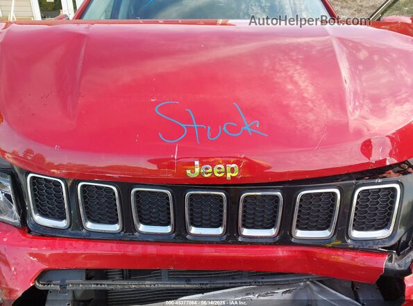 3C4NJDBBXJT143079 2018 JEEP COMPASS Red Widok z tyłu